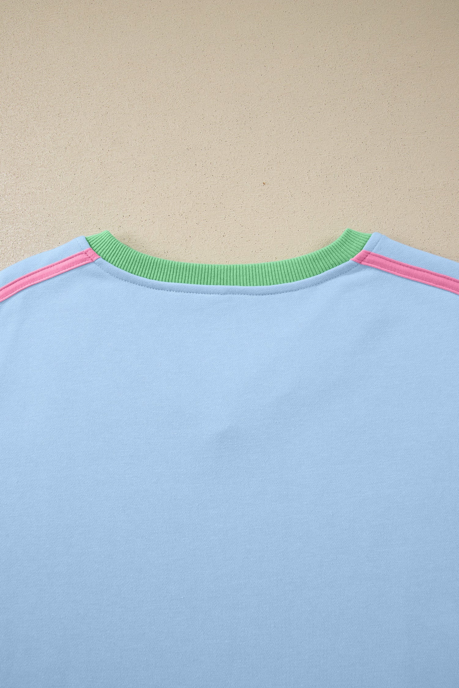 Colorblock Ribbed V-Neck & Skort Athleisure Set