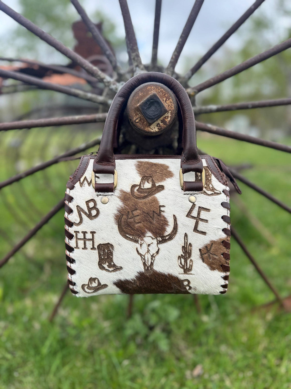 Open Range Western Speedy Genuine Leather Purse + Coin Purse