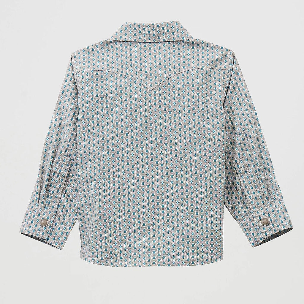 Grey/Blue Print | Wrangler Boy