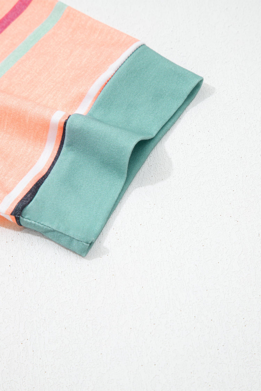 Stripe Short Sleeve Crew Neck T-Shirt