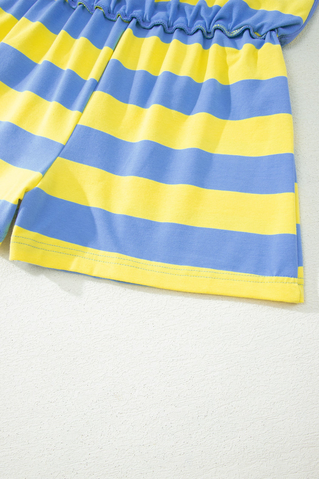 Stripe Dolman Tee & Drawstring Skort Set