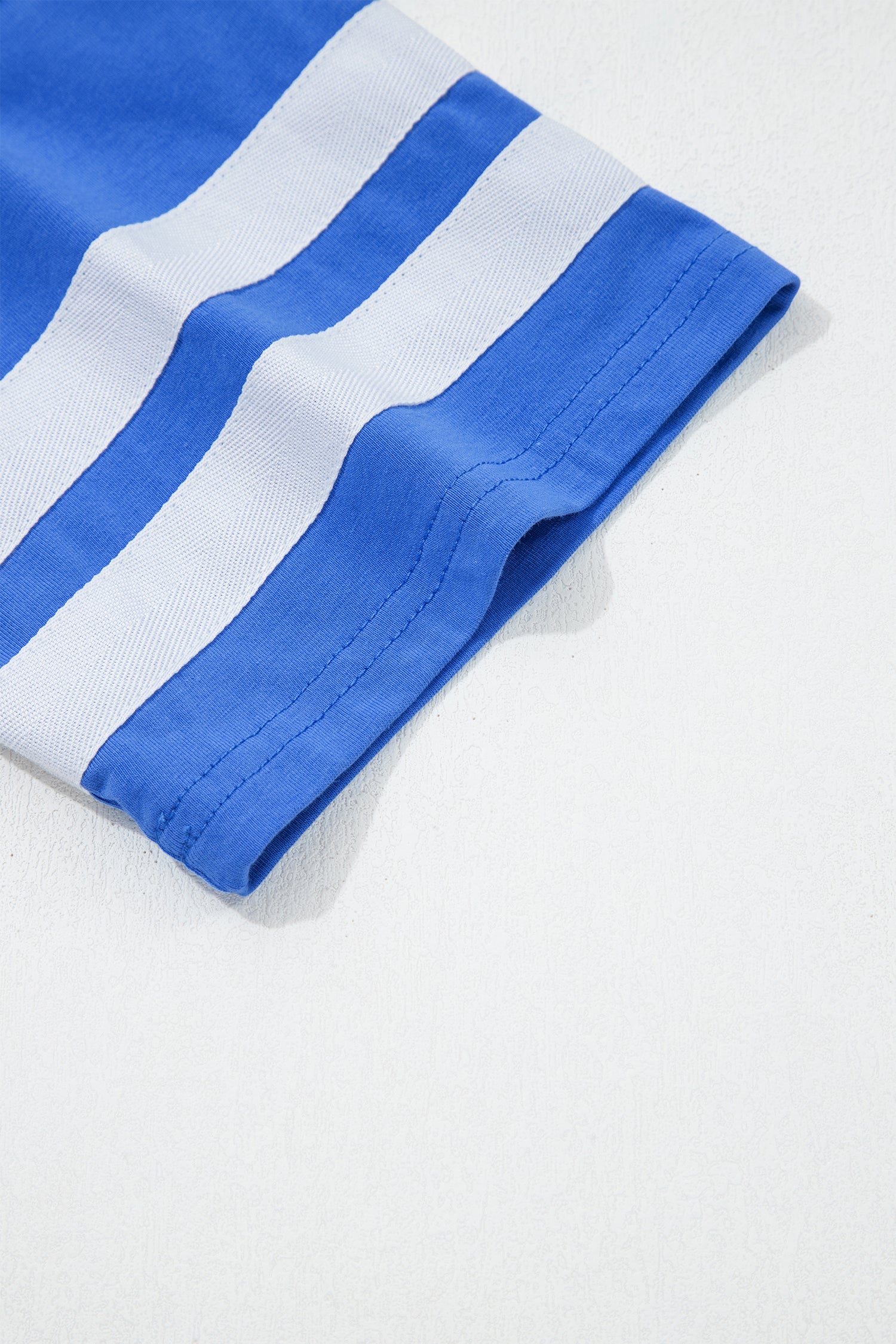 Varsity Stripe Crew Neck Short Sleeve T-Shirt
