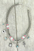 Western Gambling Multi-Charm Necklace
