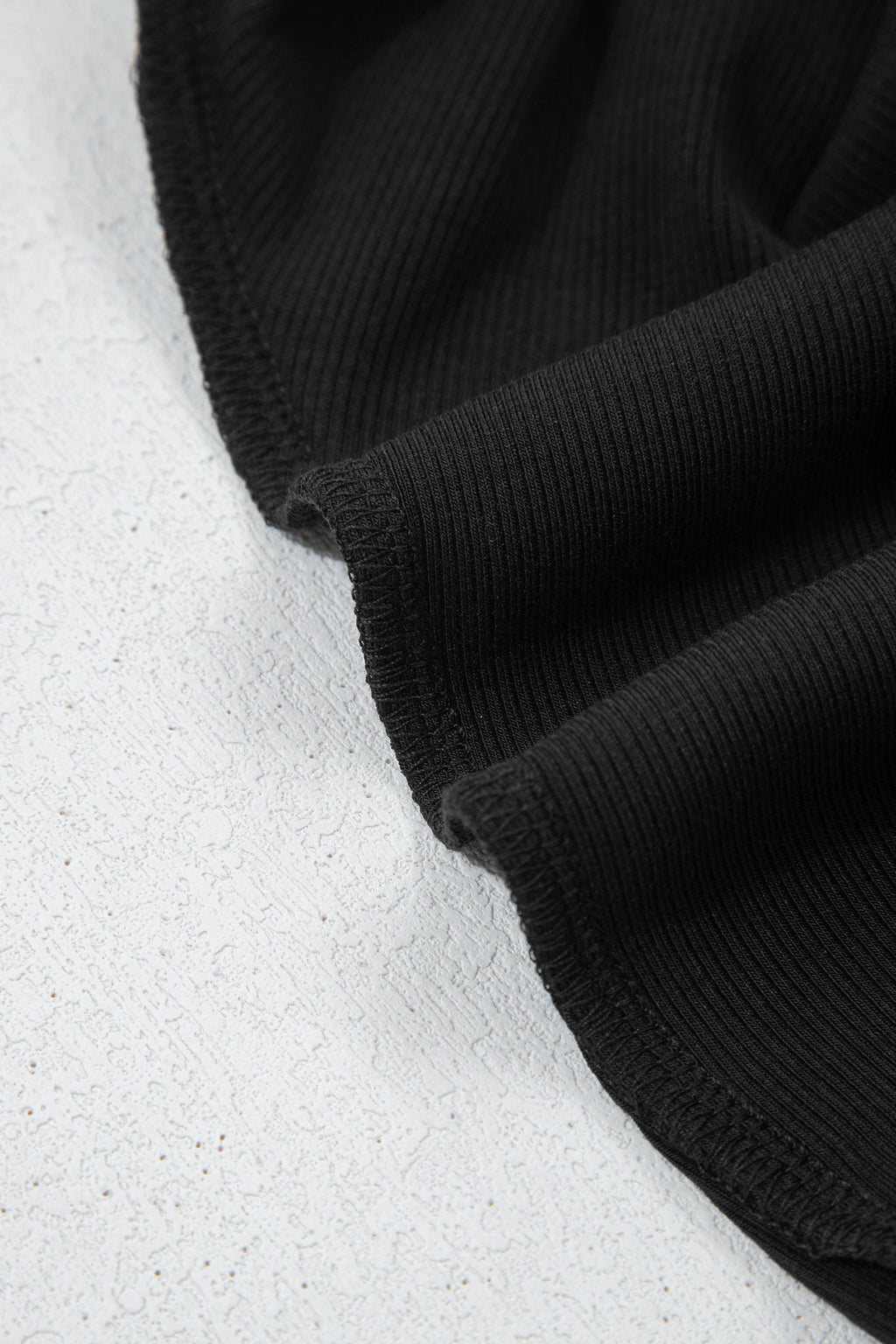 Solid Oversize Sweatshirt and Ribbed Leggings Set