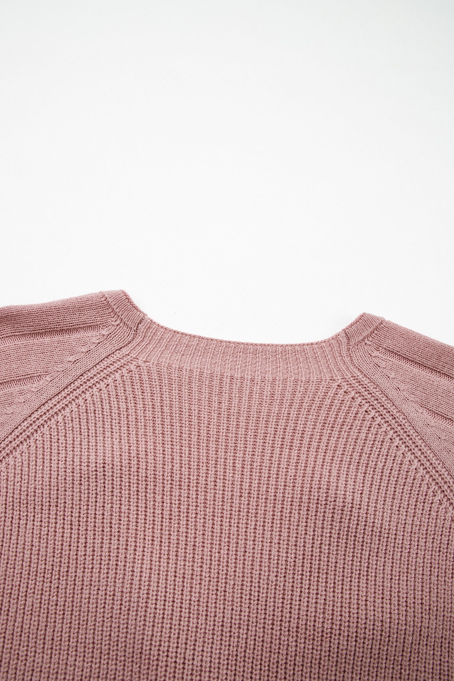 Textured Knit Button Front V-Neck Cardigan