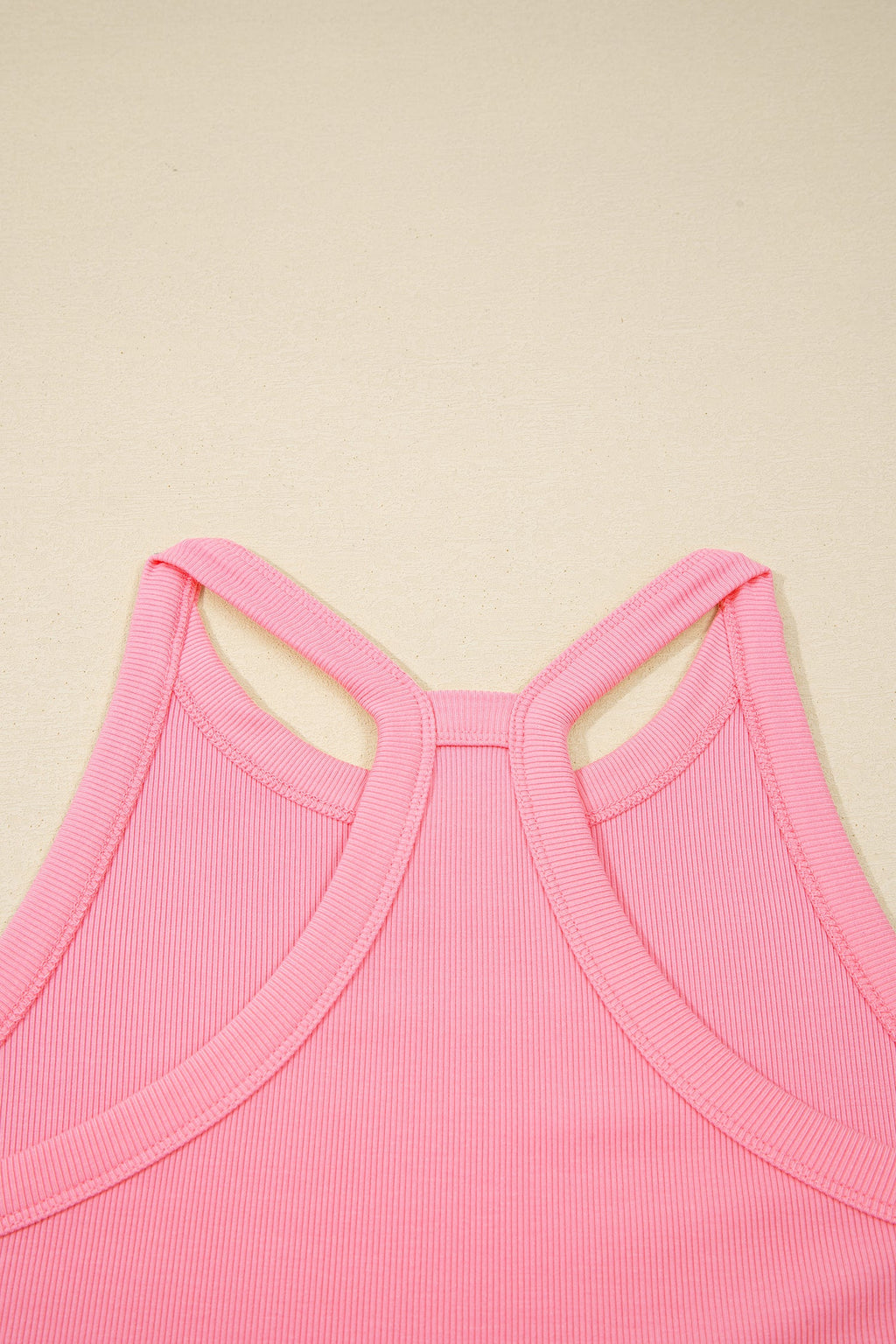 Solid Tank Top & Elastic Waist Mini Skort Set