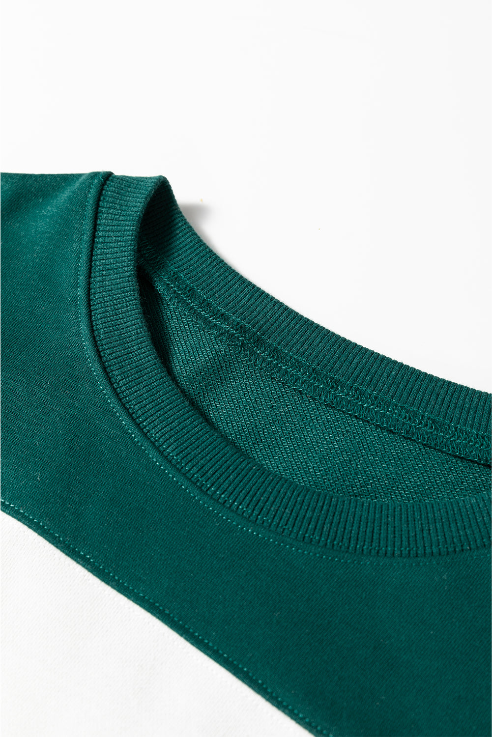 Colorblock Drop Shoulder Baggy Sweatshirt