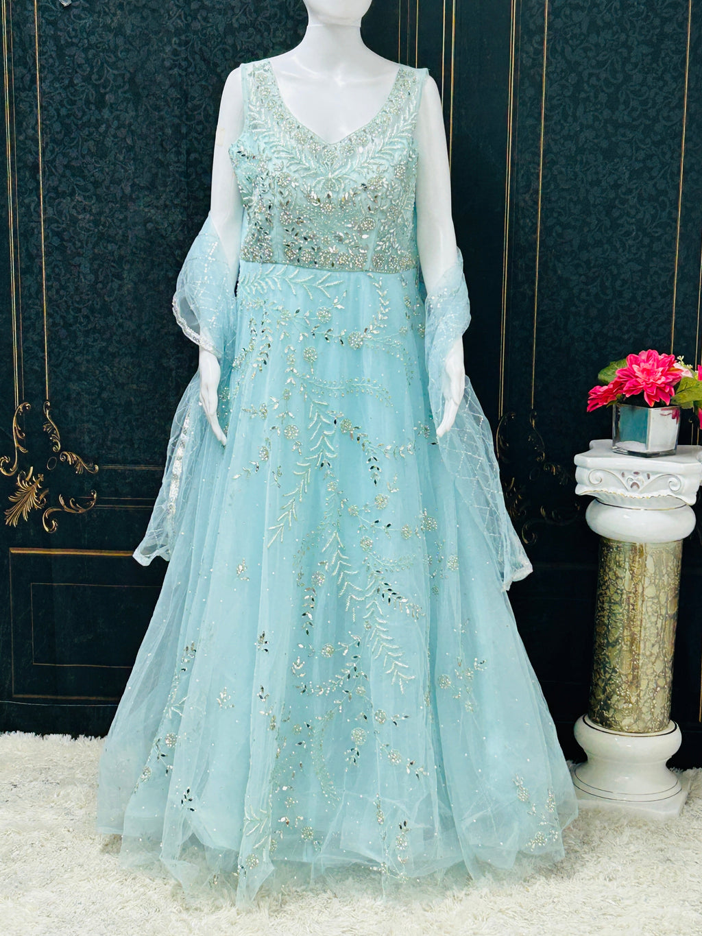 Party wear long gown / Indo western