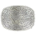 Rectangle Floral Buckle