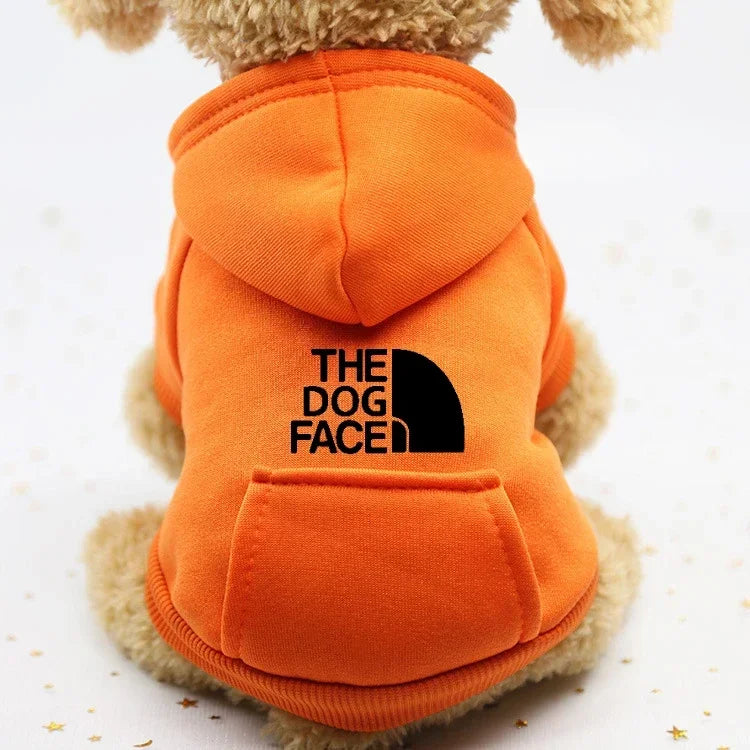 Autumn Winter Cowboy Pocket Two-Leg Pet Sweater Windproof Sports Jacket for Dogs & Cats