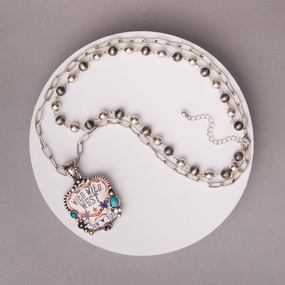 Western Multi-Layer “Wild West Cowboy” Necklace