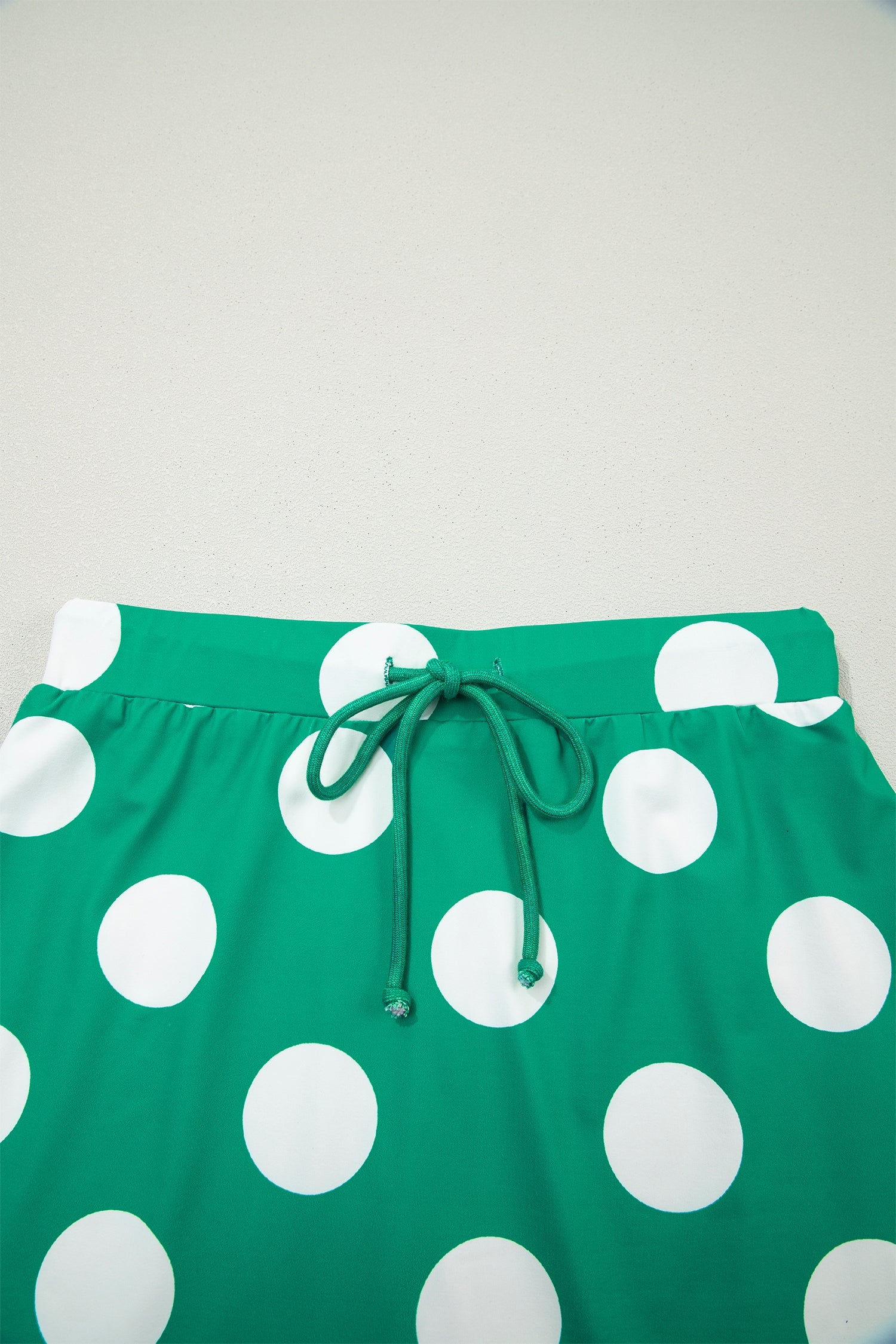 Polka Dot Cropped Tee & Bodycon Skort Set