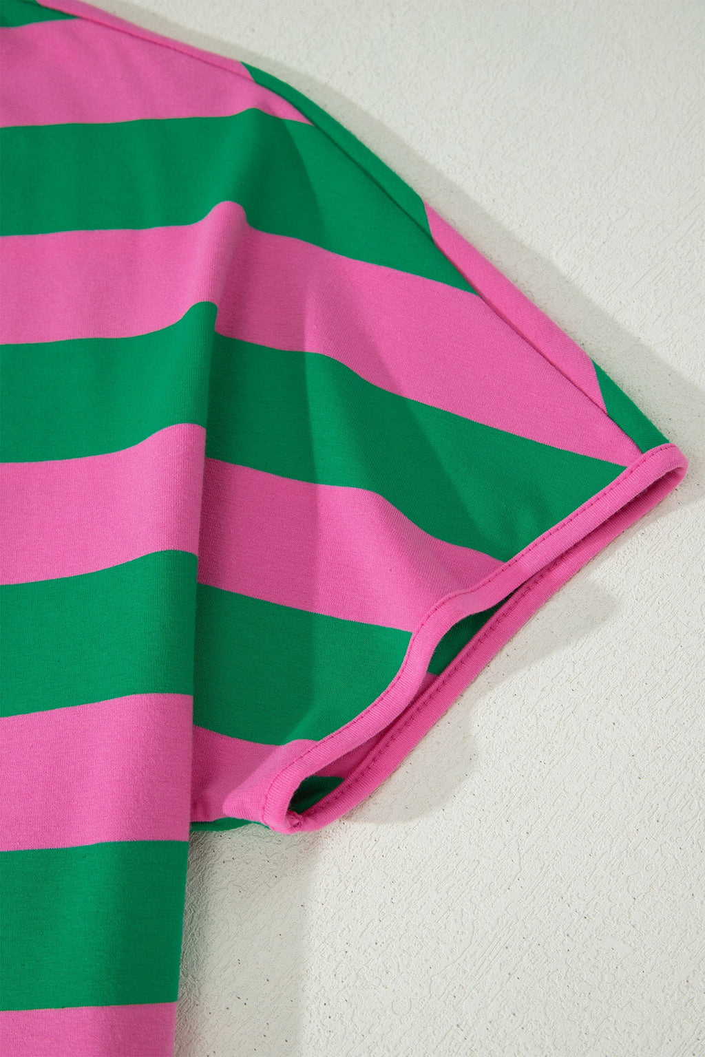 Stripe Dolman Tee & Drawstring Skort Set