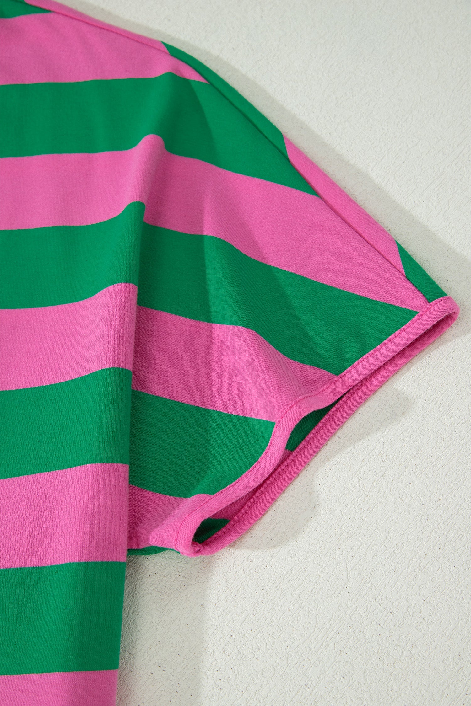 Stripe Dolman Tee & Drawstring Skort Set