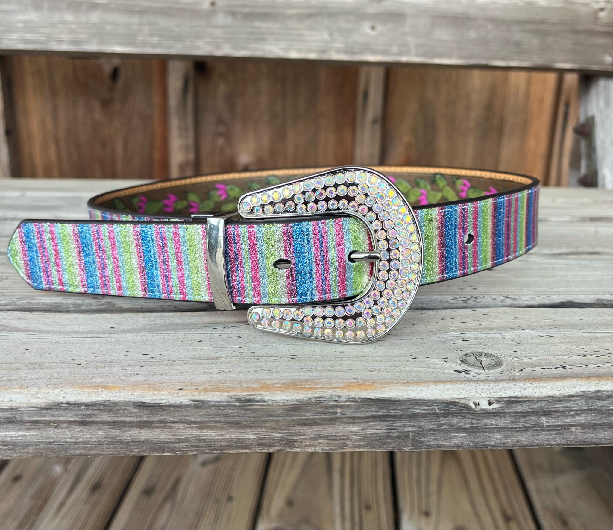 Reversible Glitter & Cactus