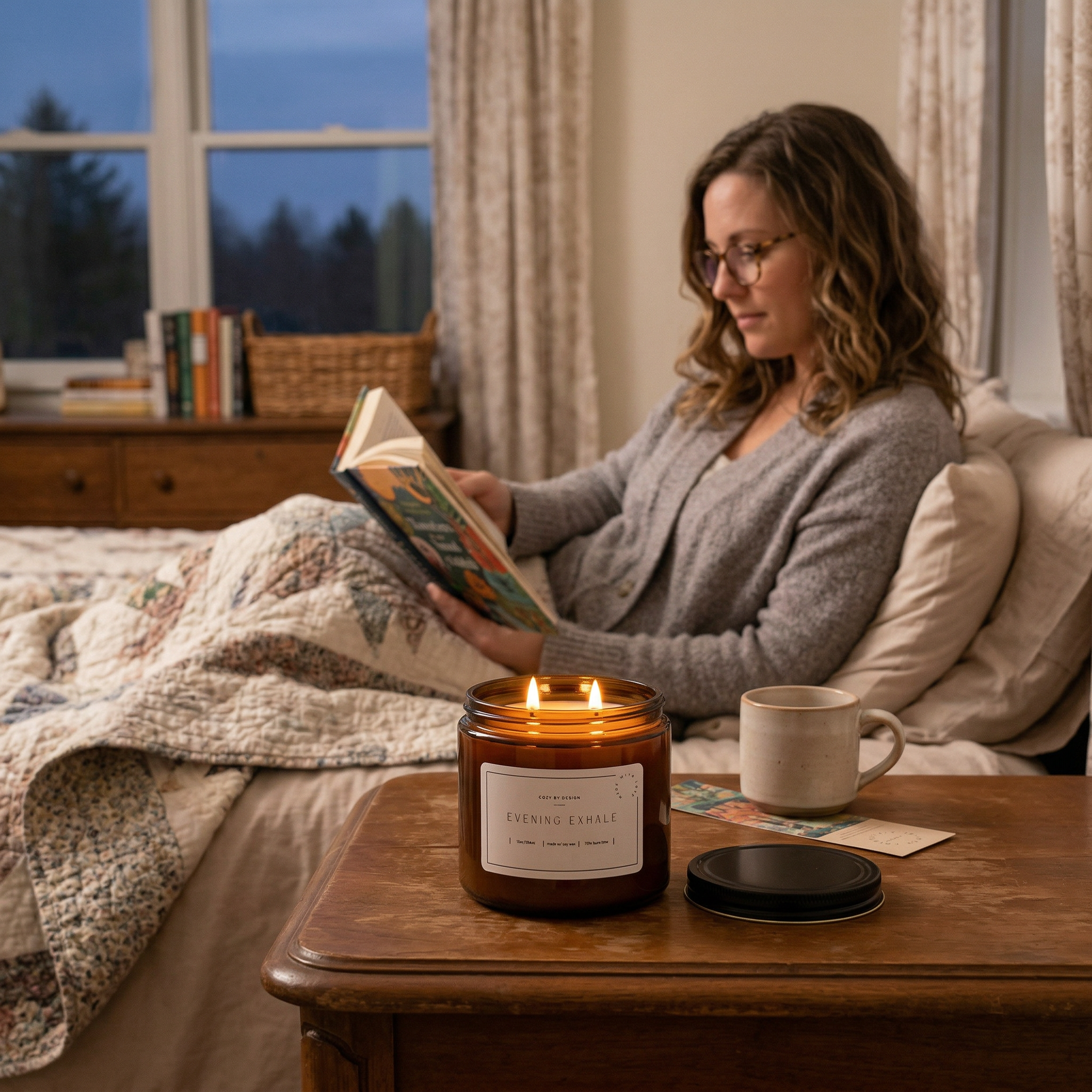 Evening Exhale - 12oz Lavender and Ylang Aromatherapy Candle
